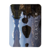 Lake McDonald, Rocky Shore, Mountains, Glacier NP Magneet (Verticaal)