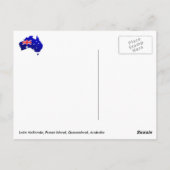 Lake McKenzie, Fraser Island, Queensland Australia Briefkaart (Achterkant)