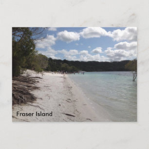 Lake McKenzie, Fraser Island, Queensland Australia Briefkaart