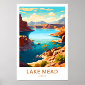 Lake Mead Arizona Reisprint Poster (Voorkant)