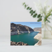 Lake Mead bij Hoover Dam Briefkaart (Staand voorkant)
