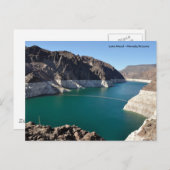 Lake Mead bij Hoover Dam Briefkaart (Voorkant / Achterkant)