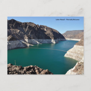 Lake Mead bij Hoover Dam Briefkaart