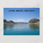 Lake Mead bij Las Vegas Nevada Briefkaart (Voorkant)