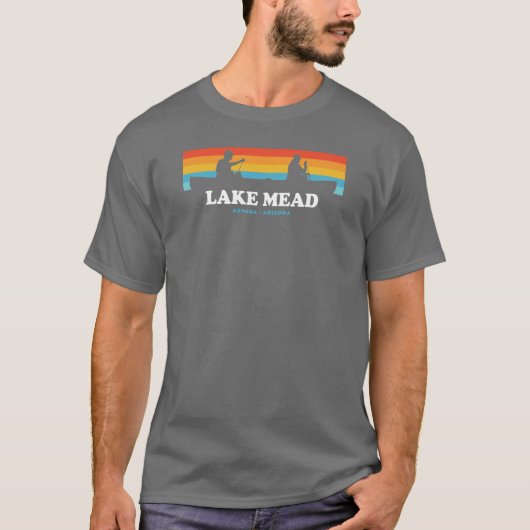 Lake Mead Nevada Arizona Canoe T-shirt (Voorkant)