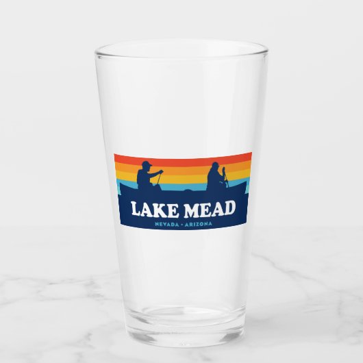 Lake Mead Nevada Arizona Kano Glas (Voorkant)