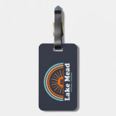 Lake Mead Nevada Arizona Rainbow Bagagelabel (Achterkant verticaal)