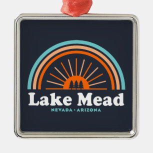 Lake Mead Nevada Arizona Rainbow Metalen Ornament