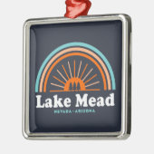 Lake Mead Nevada Arizona Rainbow Metalen Ornament (Links)