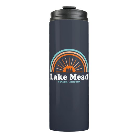 Lake Mead Nevada Arizona Rainbow Thermosbeker (Voorkant)