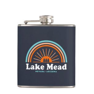Lake Mead Nevada Arizona Regenboog Heupfles
