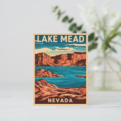 Lake Mead Nevada, Briefkaart (Staand voorkant)