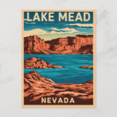 Lake Mead Nevada, Briefkaart (Voorkant)