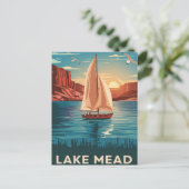 Lake Mead Nevada, ervaar sereniteit Briefkaart (Staand voorkant)