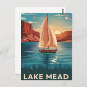 Lake Mead Nevada, ervaar sereniteit Briefkaart (Voorkant / Achterkant)