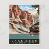 Lake Mead, Nevada, Reizen Briefkaart (Voorkant)