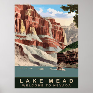 Lake Mead, Nevada, Reizen Poster