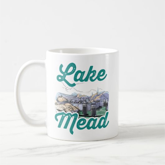 Lake Mead Souvenir Hoover Dam Koffiemok (Links)