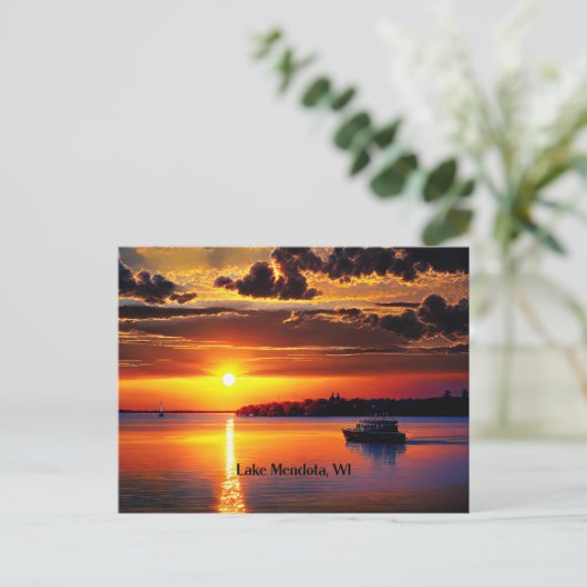 Lake Mendota, WI, Briefkaart (Staand voorkant)