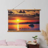 Lake Mendota, WI, Hangend Wandkleed (Slaapkamer)