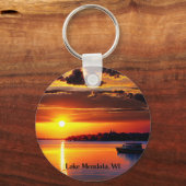 Lake Mendota, WI, Sleutelhanger (Voorkant)
