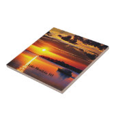 Lake Mendota, WI, Tegeltje (Zijkant)