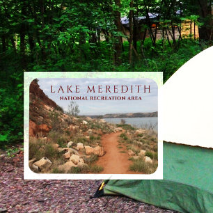 Lake Meredith, Turkije Creek Trail, Texas Magneet