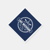 Lake Michigan, aangepaste stad, naam, anker, pedde Servet (Hoek)