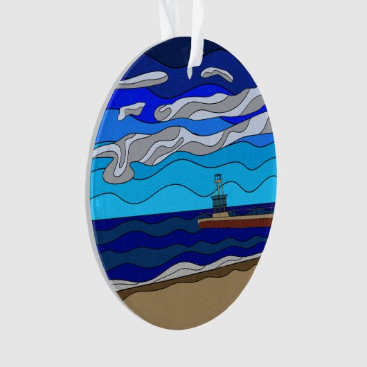 Lake Michigan - Acryl Ornament (voorkant)