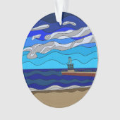 Lake Michigan - Acryl Ornament (voorkant)