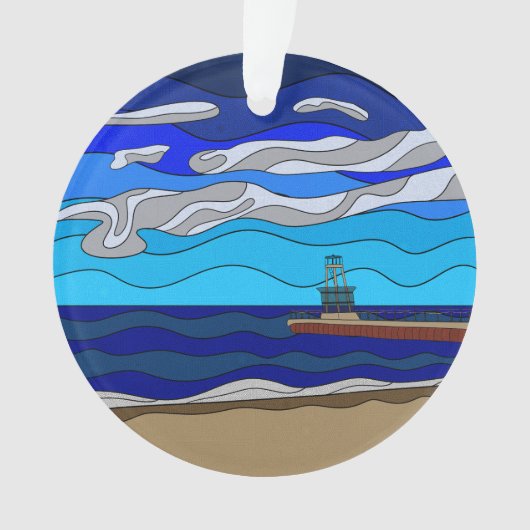 Lake Michigan - Acryl Ornament (voorkant)