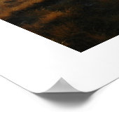 Lake Michigan Beach in Late Herfst Poster (Hoek)