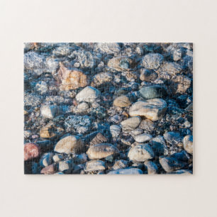 Lake Michigan Beach Stones Underwate Jigzaag Puzzl Legpuzzel