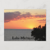 Lake Michigan Briefkaart (Voorkant)