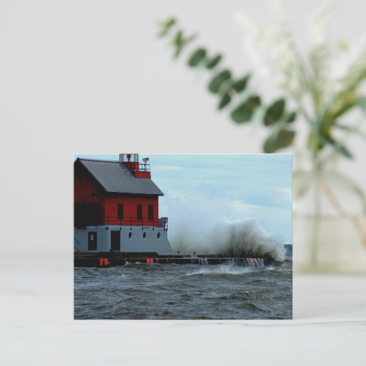 Lake Michigan Briefkaart (Staand voorkant)