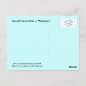 Lake Michigan Briefkaart (Achterkant)