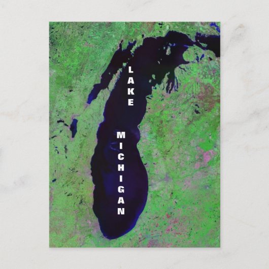 Lake Michigan Briefkaart (Voorkant)