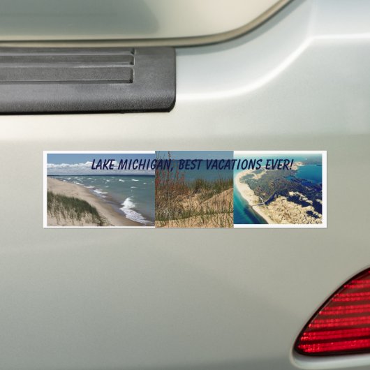 Lake Michigan Bumpersticker (Op auto)