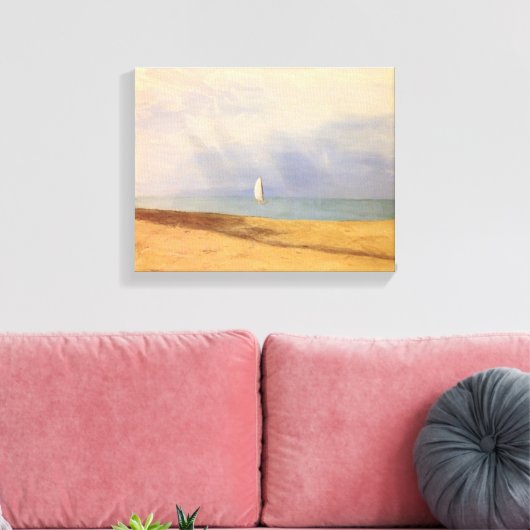 Lake Michigan - canvasprint Canvas Afdruk (Insitu (Woonkamer))