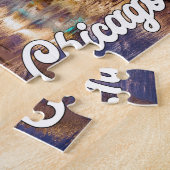 Lake Michigan, Chicago, Verenigde Staten Legpuzzel (Zijkant)