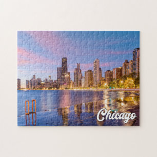 Lake Michigan, Chicago, Verenigde Staten Legpuzzel