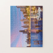 Lake Michigan, Chicago, Verenigde Staten Legpuzzel (Verticaal)