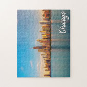Lake Michigan, Chicago, Verenigde Staten Legpuzzel (Verticaal)