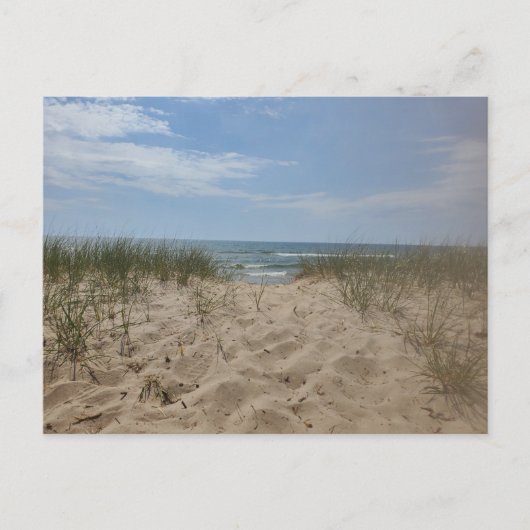 Lake Michigan Dunes Briefkaart (Voorkant)