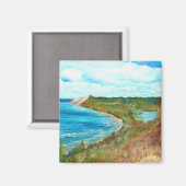 Lake Michigan Dunes Magneet (Voorkant / Achterkant)