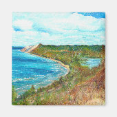 Lake Michigan Dunes Magneet (Voorkant)