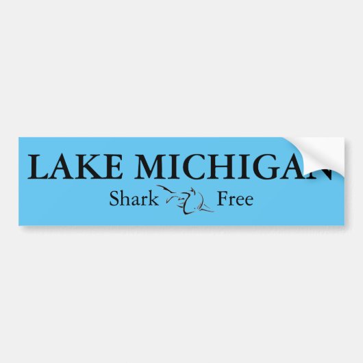 Lake Michigan - humor Bumpersticker (Voorkant)