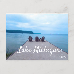 Lake Michigan in Door county 2019 Briefkaart