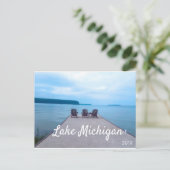 Lake Michigan in Door county 2019 Briefkaart (Staand voorkant)