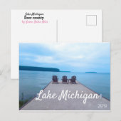 Lake Michigan in Door county 2019 Briefkaart (Voorkant / Achterkant)